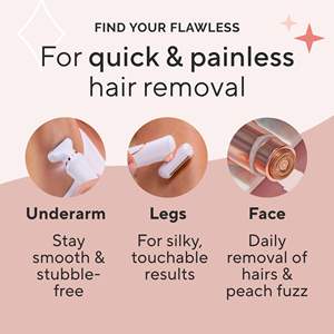 Tondeuse électrique pour maillot de bain avec double lame, rasoir personnel à usage sec pour un rasage intime en douceur, remplacement de rasoir rotatif - Product Image 5