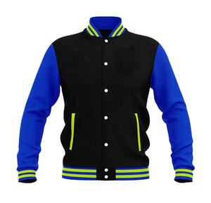 OEM personnalisable hommes 100% polaire Chenille broderie Baseball Letterman Varsity Jacket CollegeBaseballjacket pour hommes - Product Image 6