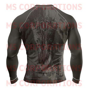 Promotion2025 prix de gros de bonne qualité personnalisé Mma Rash Guards Bjj surf combat hommes Rash Guards - Product Image 2