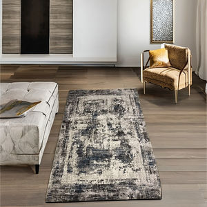 Tapis souple en polyester double face de qualité moderne de Goldenmoon Home Tapis polyvalent avec motif abstrait Fabriqué en Turquie - Product Image 2