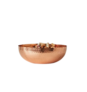 Tazón de comida Cobre Pulido Vajilla Metal Cobre Tazón para mezclar Restaurante hecho a mano Proveedor - Product Image 3