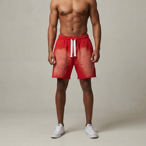OEM Faded Summer Custom Men's Beach Shorts Quick-drying Casual Shorts Simple Men's Outdoor Drawstring <b>Black</b> Sweat Short 2026 - Product Image 5