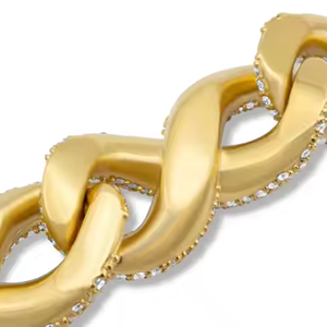 15mm Hip Hop Cuban Link Bracelet 925 Sterling gold Custom Prong Moissanite Diamond Cuban Bracelet for <b>Men</b> - Product Image 5