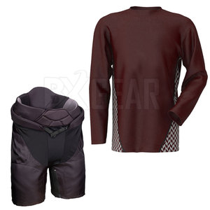 Uniforme de Hokey de hielo de poliéster 100% hecho de tela de poliéster de alto rendimiento con colores personalizados - Product Image 3