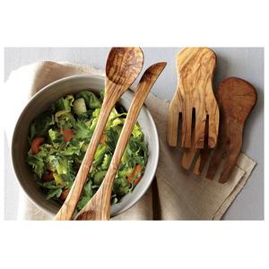 2024 más vendidos de la India, restaurante de hotel, juego de cucharas para servir ensaladas de madera con cuchara para Buffet, tenedor y cuchara para servir - Product Image 1