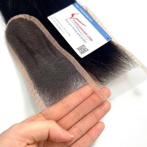 Fermeture de cheveux bruts et frontal pour perruque extensions de cheveux humains vietnamiens HD Lace de 2x4 à 13x6 Lace Frontal - Product Image 2