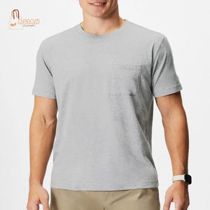 เสื้อยืดผู้ชายคุณภาพสูง ผ้าฝ้าย 100% ทรงเข้ารูป ปักโลโก้ตามสั่ง แห้งเร็ว ระบายอากาศดี ลายพิมพ์น้ำหนักเบา ราคาตลาดดีที่สุด - Product Image 1