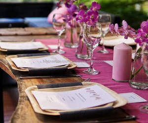 Assiettes carrées jetables de qualité export, neuves, 10 pouces, écologiques, pour le déjeuner, les collations et les assiettes pour les amuse-gueules et les collations - Product Image 2