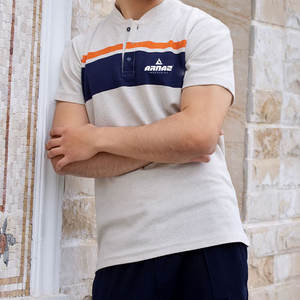 Conjunto de chándal de verano a la moda con cintura elástica y pantalones cónicos Conjunto de chándal de mezcla de algodón suave - Product Image 5