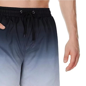 Men's <b>Slim</b> <b>Fit</b> Gym Workout <b>Shorts</b> Customized High Street Style Breathable Cotton Solid Pattern Eco-Friendly - Product Image 5
