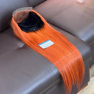 Peluca de pelo vietnamita Best Seller 100% de longitud completa Super doble dibujado pelo liso suave varios colores fácil de usar - Product Image 6