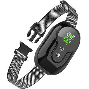 <span class=keywords><strong>Collar</strong></span> de entrenamiento eléctrico antiladridos para perros con 5 sensibilidad, fabricante de collares de choque impermeables recargables para perros - Product Image 1