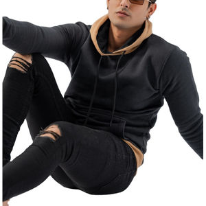 Sudaderas con Capucha para Hombre, 100% Algodón, Invierno, Diseño Sólido, Tejido Grueso, Personalizables con Logotipo, Nuevas - Product Image 6