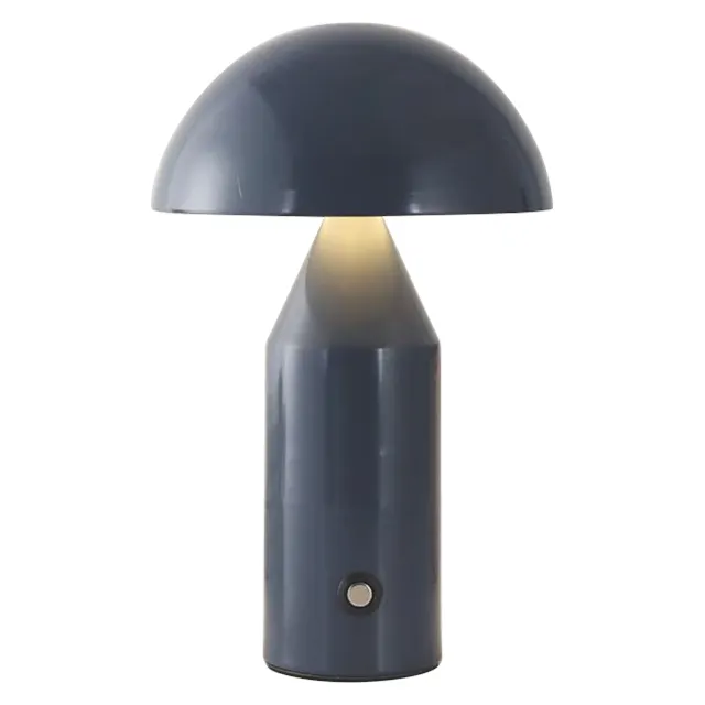 Battery Rechargeable USB Modern Dimmable Mushroom Night Light Decoration LED Desk Lamp with Touch Switch