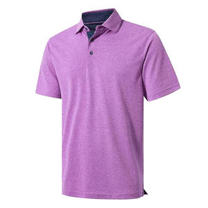 Polo de golf personnalisable pour homme, durable, élégant, à manches courtes, design simple, absorption d'humidité, nouveau produit vierge - Product Image 3