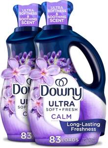 Suavizante de Telas Líquido Downy Ultra Plus Free & Gentle, Concentrado, 152 Lavados en Total, 51 Fl Oz (Paquete de 2), Blanco - Product Image 2