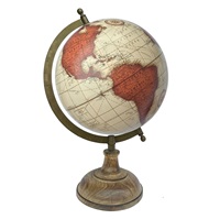 Support en bois et marbre, Globe du monde en métal, pour bureau, Globe de décoration de Style moderne, pour la maison, cadeau de noël