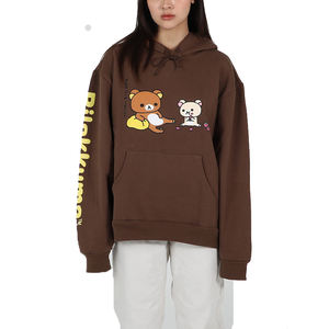 Sudadera corta con capucha para hombre, fabricante oem, 100% algodón, con borde cortado, dobladillo sin procesar, Impresión de farol, personalizada - Product Image 1