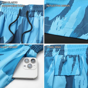 Short imprimé d'extérieur avec logo personnalisé de nouveau style Shorts de jogging pour hommes Nouvelle arrivée Jogger Shorts de jogging - Product Image 4