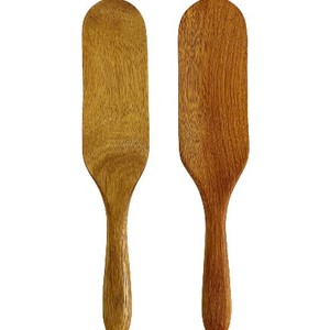 Ustensile de cuisine fait à la main spatule en bois cuillères en bois pour la cuisson dans des formes variées couleur bois rouge naturel - Product Image 1