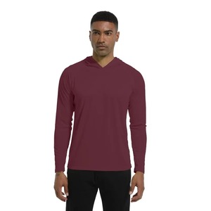 Quick Dry Breathable Anti-Bacterial Unisex Basketball Shooting <b>Shirt</b> with Hood 100% <b>Polyester</b> Customizable All Seasons - Product Image 5