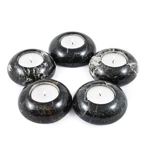 Candle <b>Tea</b> <b>Light</b> <b>Holder</b> Round Brown Marble Decorative for Table Centerpiece Anniversary Birthday Corporate Gifts - Product Image 4