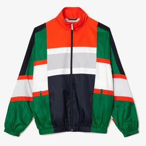 ¡Novedad de 2025! Chaqueta cortavientos impermeable con cremallera para hombre de alta calidad con forro de malla interior bloque de Color dos bolsillos delanteros - Product Image 1