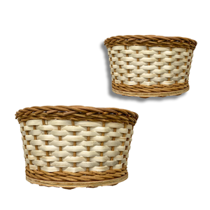 Premium <b>RATTAN</b> BREAD <b>STORAGE</b> <b>BASKET</b> TRAY with Sturdy Wooden Base Elegant Bread Serving, Fruit Display, and Home Organization - Product Image 1