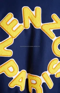 Oversize personalizado parche bordado manga de cuero béisbol Letterman Varsity chaqueta para hombres de talla grande suéter bombardero abrigo - Product Image 4