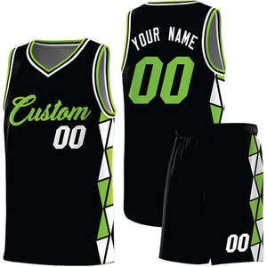 Uniforme de baloncesto de verano, ropa de equipo, chaleco y pantalones cortos de malla Vintage con diseño impreso, venta al por mayor, equipo de baloncesto certificado BSCI - Product Image 2