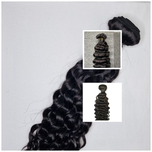 Cheveux Naturels à Vague Profonde Remy, Texture Douce et Soyeuse, Trame Mongole - Product Image 1