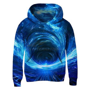 เสื้อฮู้ดแฟชั่นสำหรับเด็กลาย3D เสื้อกันหนาวแบบสวมหัวมีฮู้ดสำหรับอากาศหนาวอบอุ่นและสบาย - Product Image 1