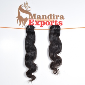 Extensions de cheveux humains du temple indien alignés sur les cuticules noires naturelles 100% Bundles bruts non traités à vague profonde lâche vierge Bodywave - Product Image 5