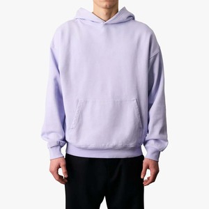 Premium Custom OEM Service <b>Men's</b> 100% Cotton <b>Fleece</b> Pullover <b>Hoodie</b> with <b>Lined</b> Design Regular Fit Formal Style - Product Image 1