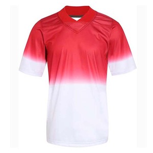 เสื้ออเมริกันฟุตบอล โพลีเอสเตอร์ 100% พิมพ์ลายแบบซับลิเมชั่น ระบายอากาศได้ดี ซึมซับเหงื่อ แห้งเร็ว แขนสั้น สำหรับผู้ใหญ่ ใส่ได้ทั้งชายและหญิง - Product Image 1