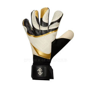 Gants de gardien de but de football en latex de qualité supérieure pour hommes, fermeture à scratch antidérapante, protection des doigts, en stock - Product Image 2