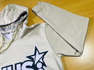 เสื้อฮู้ดผ้าโพลีเอสเตอร์สำหรับผู้ชายและผู้หญิงเสื้อมีฮู้ดผ้าขนแกะสำหรับฝึกวิ่งจ๊อกกิ้งพิมพ์ลายพิมพ์ซับลิเมชันผลิตในปากีสถาน - Product Image 3