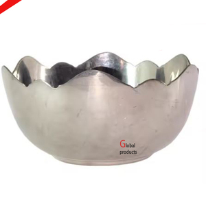 Nuevo cuenco de metal de diseño vintage de metal antiguo con soporte para restaurante y bar de hotel - Product Image 4