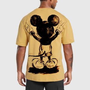 Venta al por mayor de microfibra Premium cuello redondo pulóver camiseta hombro caído con logotipo personalizado bordado en 3D 100% tela de punto de algodón - Product Image 2