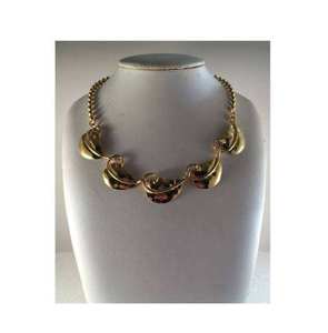 Elegante Collar de Latón, Cadena Tipo Gargantilla, Diseño Atractivo, Estilo Vintage, Collar de Latón Pulido Brillante, Superventas - Product Image 6