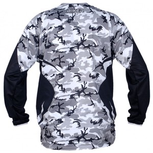 Sublimación personalizada Street Men Jersey Personalizado en blanco Motocross Jersey Ajuste relajado y cómodo - Product Image 2