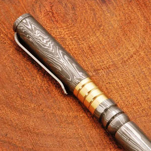 ปากกาเหล็กดามัสกัสคุณภาพสูง พร้อมดีไซน์ศิลปะ เหมาะสำหรับเป็นของขวัญและใช้เพื่อการส่งเสริมการขาย ปากกาเหล็กดามัสกัสระดับมืออาชีพ - Product Image 5