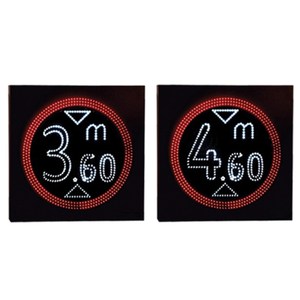 Placa de Advertencia de Tráfico de 60 x 60 cm, Placa de Medición de Altura, Categoría de Producto - Product Image 1