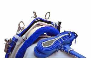 Harnais de course de chevaux en PVC en gros ensemble de harnais à attelage rapide raccords haut de gamme étanche équestre - Product Image 4