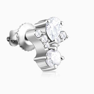 Conjunto de collares colgantes Kate Fashion de plata - Product Image 2