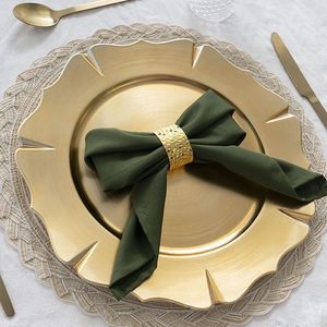Design nordique mariage or ronds de serviette accessoires de Restaurant ronds de serviette métal acier inoxydable élégant anneaux de serviette de mariage - Product Image 5