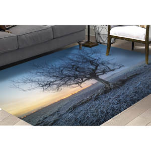 Nature Landscape Printed <b>Rug</b>: Tree Landscape, Farmhouse, Hallway,Nonwoven Soft <b>Rug</b> - Product Image 1