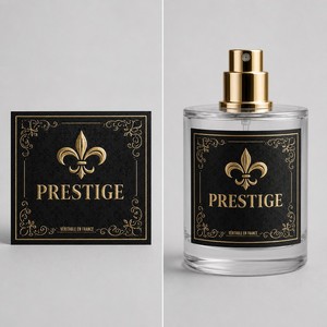 Autocollants en métal aluminium personnalisés en relief pour vin et parfum, imperméables, étiquettes 3D personnalisées, emballage personnalisé, autocollants en aluminium - Product Image 4