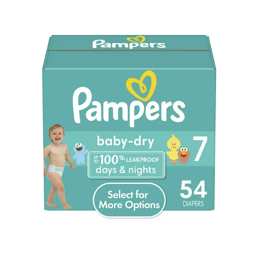Yenidoğan bebek için yumuşak nefes tek kullanımlık bebek pantolon bezi-hassas ciltli bebekler için Swaddlers Pampers