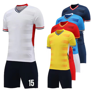 100% Polyester personnalisé Football vêtements de sport haute France maillots de Football votre propre Logo personnalisé formation Football vêtements uniforme - Product Image 6